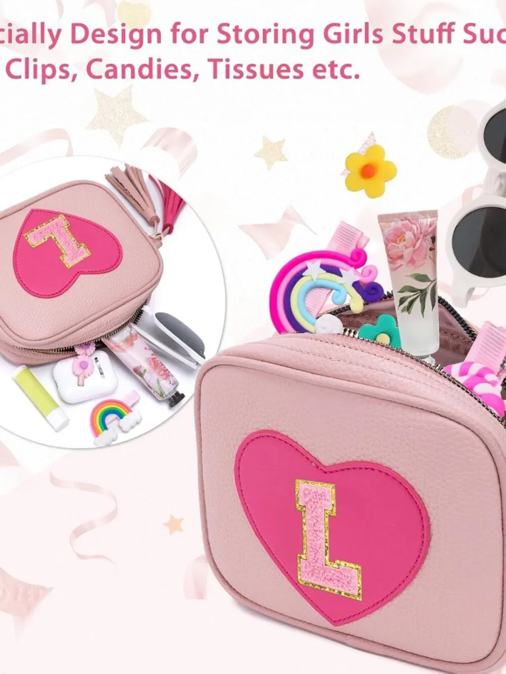 3 4 5 6 7 8 Year Old Girl Birthday Gifts Initial Toddler Girl Purse Kids Purse T